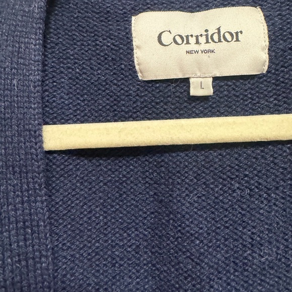 Corridor New York Men’s Cardigan -  Wool and Baby Alpaca - Picture 6 of 13